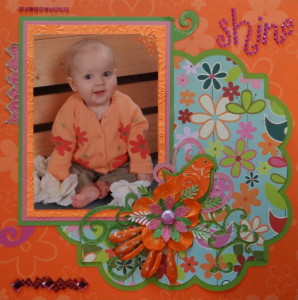 Baby Scrapbook Album 1 - Me and My Cricut