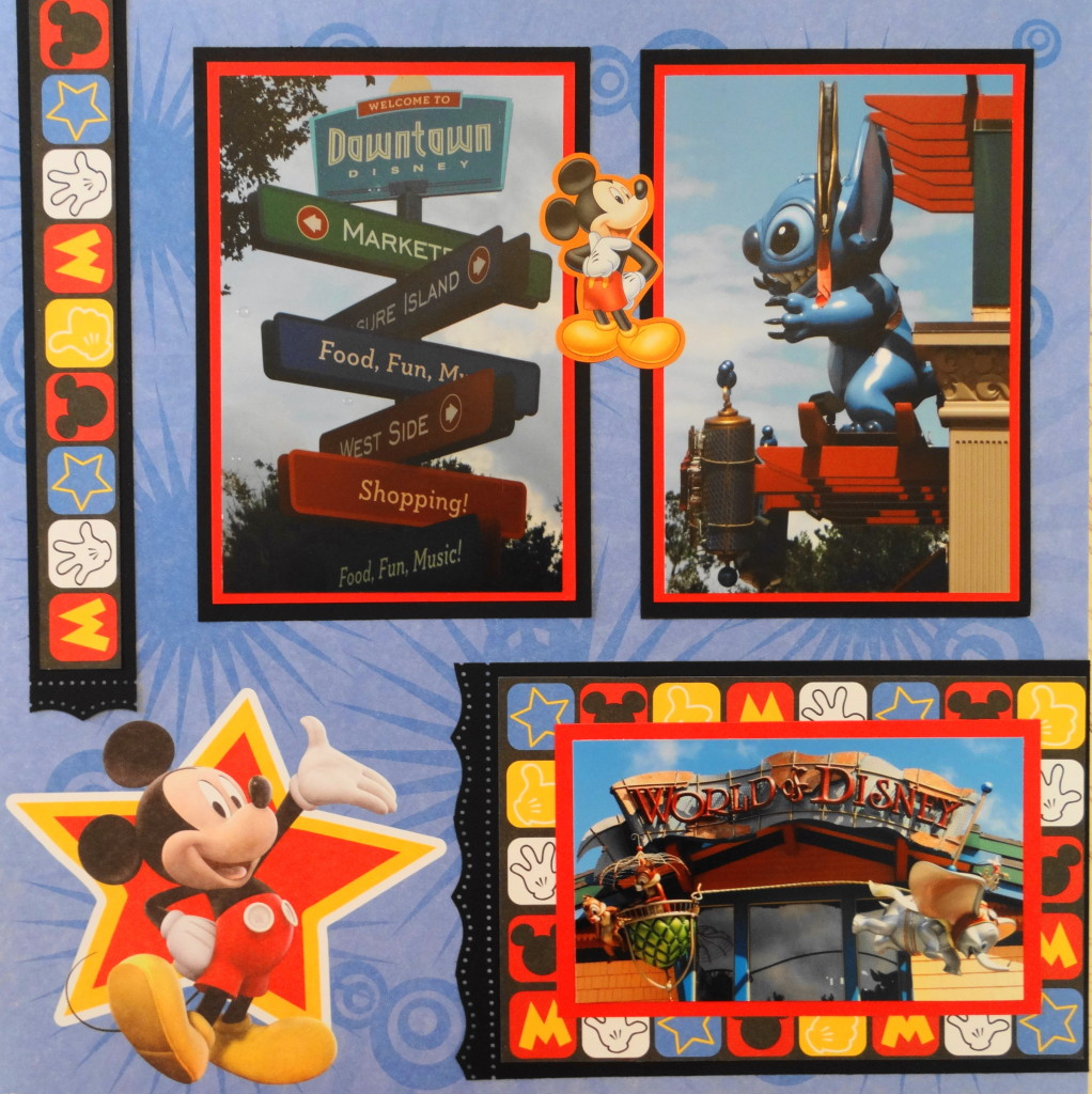 Disney Scrapbook Ideas: All About The Mouse 