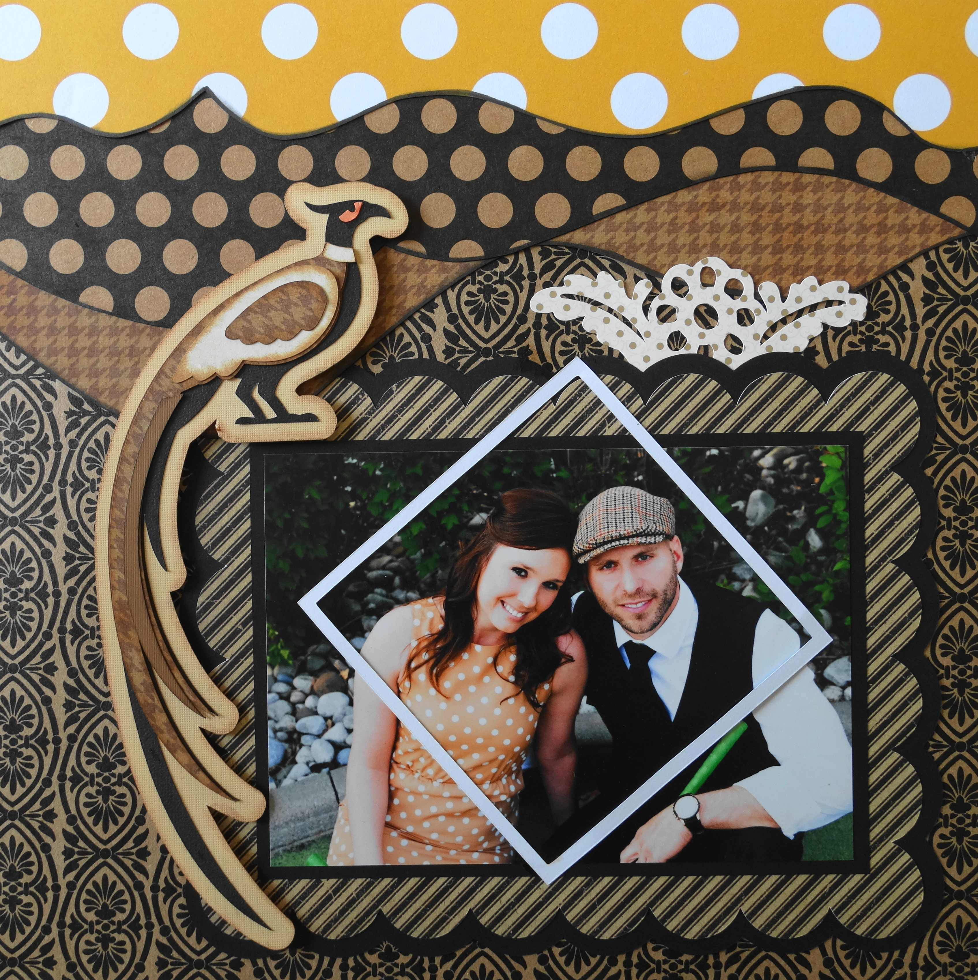 Wedding Scrapbook 5 Engagement - Me and My Cricut