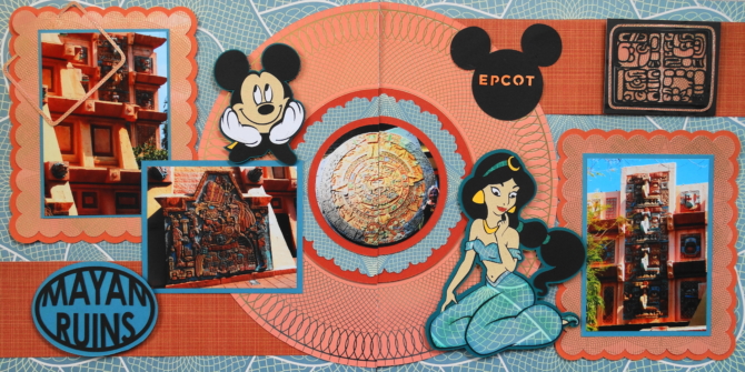 Free EPCOT Disney Scrapbook Paper by TemporalStasisAdopts on DeviantArt