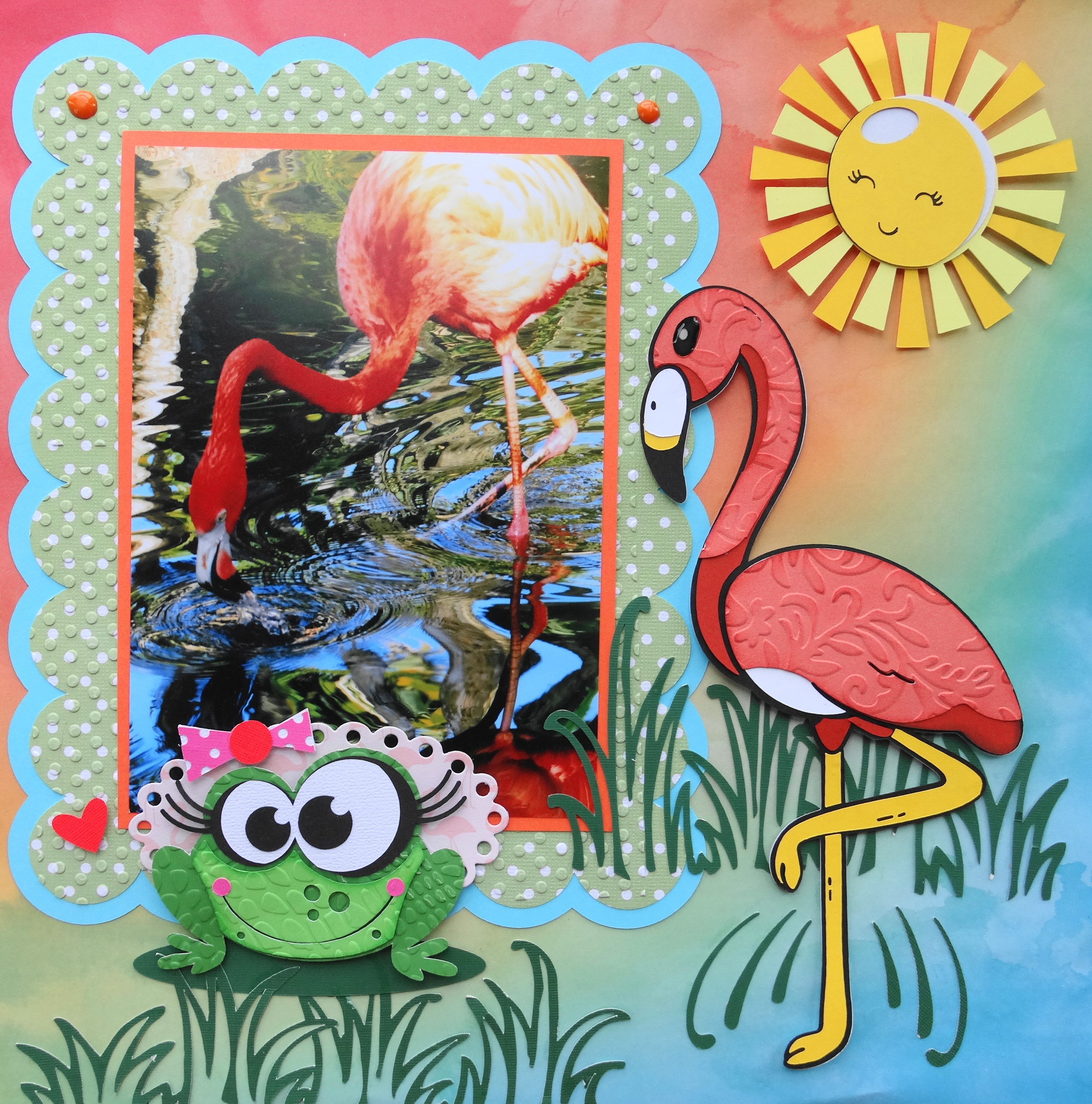 Travel Scrapbook 36 - Flamingo Gardens, Florida - Me and My Cricut