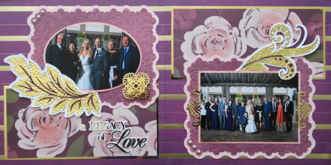 Wedding Scrapbook 9 - Me and My Cricut